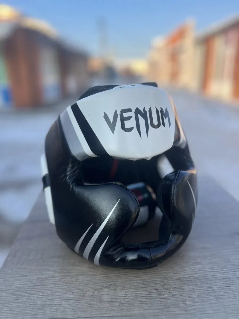 Боксерский шлем VENUM/шлем для бокса/перчатки боксерские — фото 4