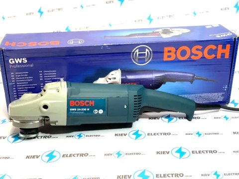 Болгарка BOSCH GWS 24-230H (Оригинал якорь , качество - 1 год гаран)