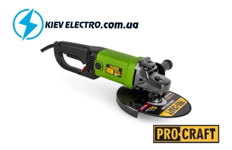 Болгарка УШМ Procraft PW2300 230 мм / 2300ват Поворотная ручка ! ТОП ! — фото 2