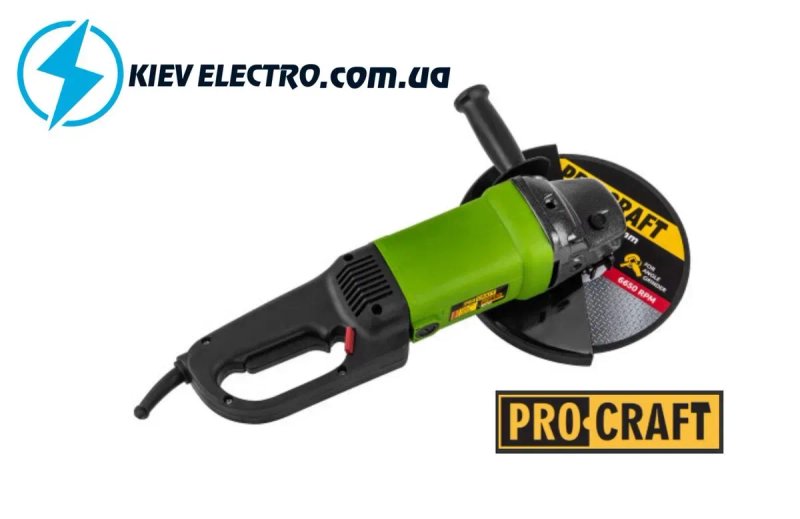Болгарка УШМ Procraft PW2300 230 мм / 2300ват Поворотная ручка ! ТОП ! — фото 3