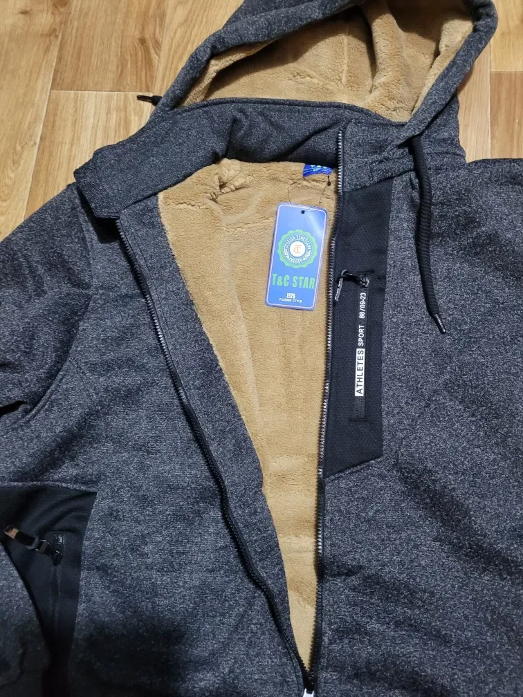 Большая флисовая куртка на меху. 4xl-7xl. 60- 64р Польша, T&C. — фото 3