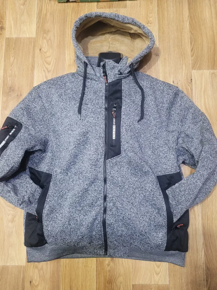 Большая флисовая куртка на меху. 4xl-7xl. 60- 64р Польша, T&C. — фото 6