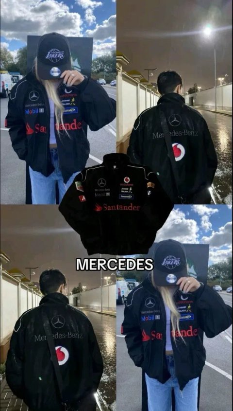 Бомбер Mersedes-Bens/Бомбер/Mercedes/Куртка Мерседес/Santander/Мерседе