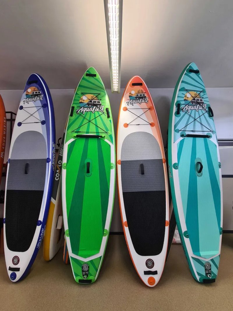 AQUALUST Борд Дошка SUP САП доска НОВАЯ 2 СЛОЯ 320 см. Board Paddle SUP дошка 2 шари слоя доска надувна Stand Up Paddle board борд SUB SAP надувная — фото 7