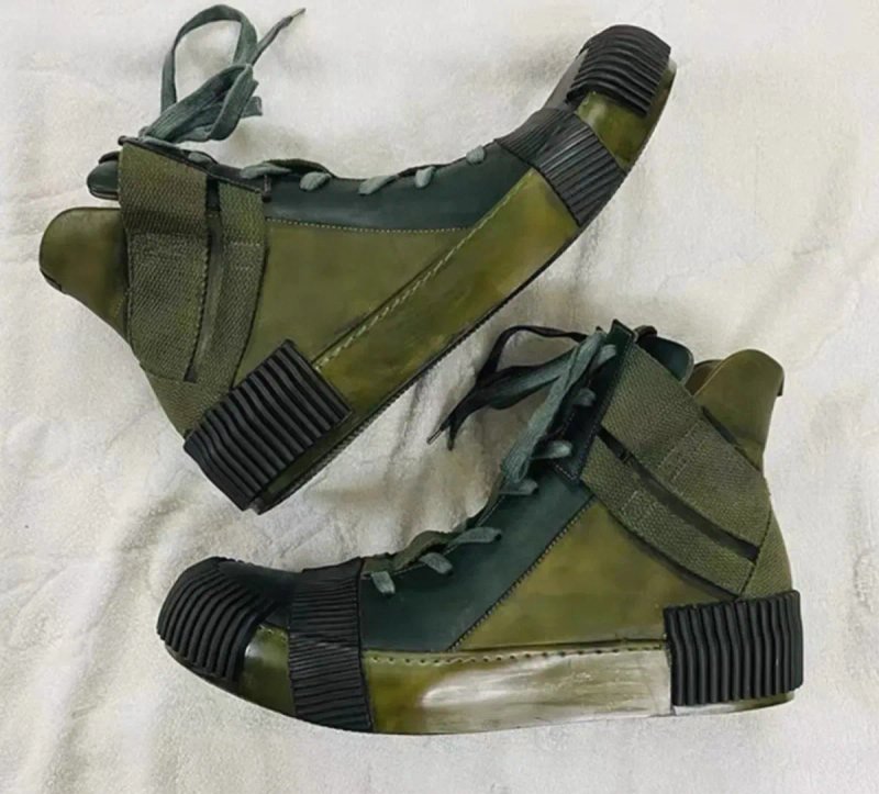 Boris Bidjan Saberi Bamba 1.1 High Cut Sneakers. — фото 7