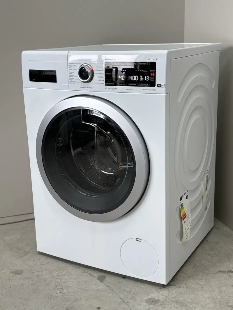 Bosch Serie 8 WAV28MWIN пральна машина 9 кг 1400 об/хв A+++ Німеччина преміум — фото 2
