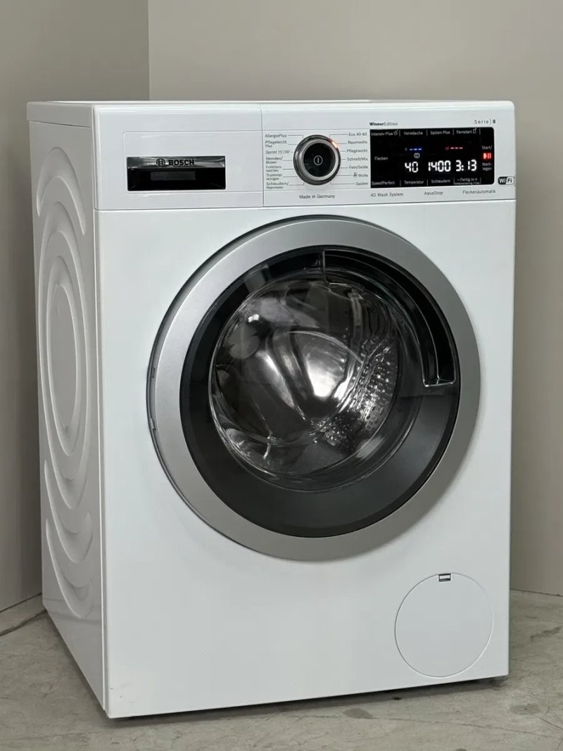 Bosch Serie 8 WAV28MWIN пральна машина 9 кг 1400 об/хв A+++ Німеччина преміум — фото 8