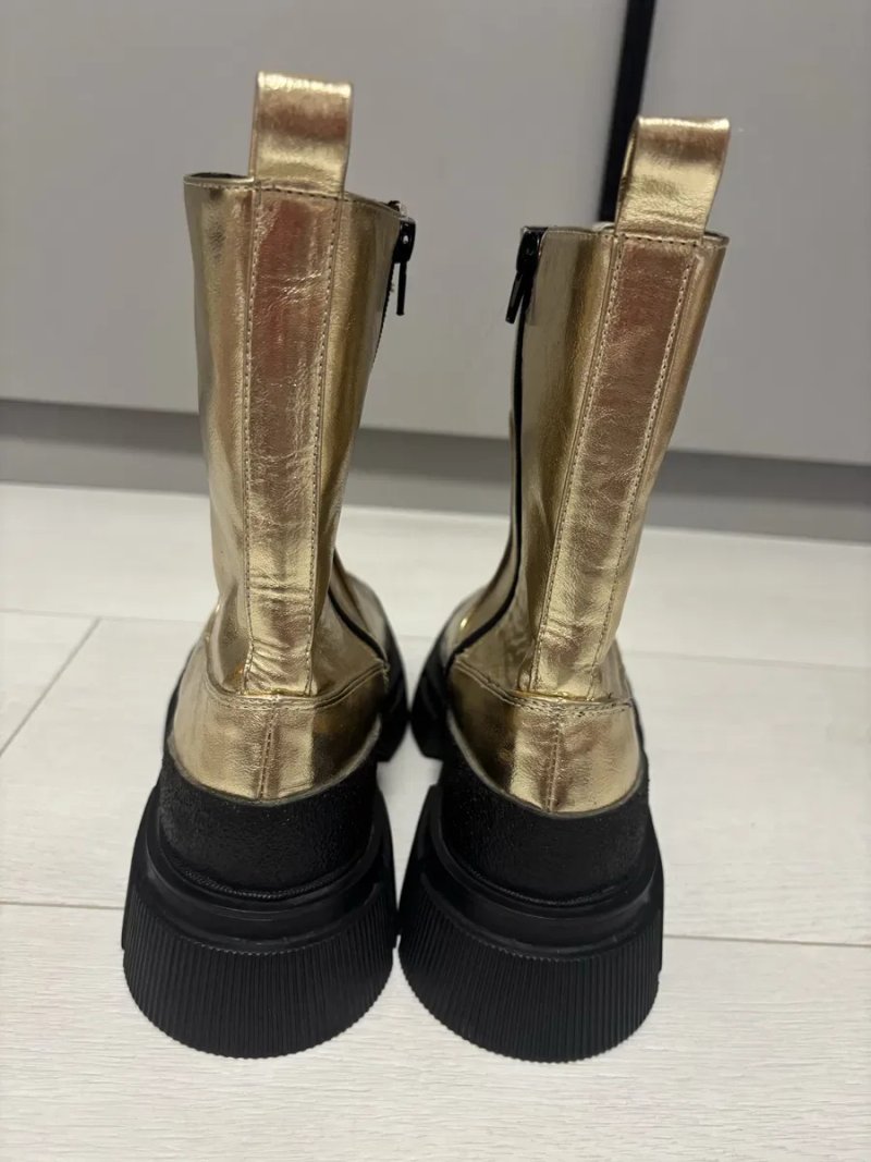 Ботинки челсі ZARA GOLD черевики р.40 — фото 5