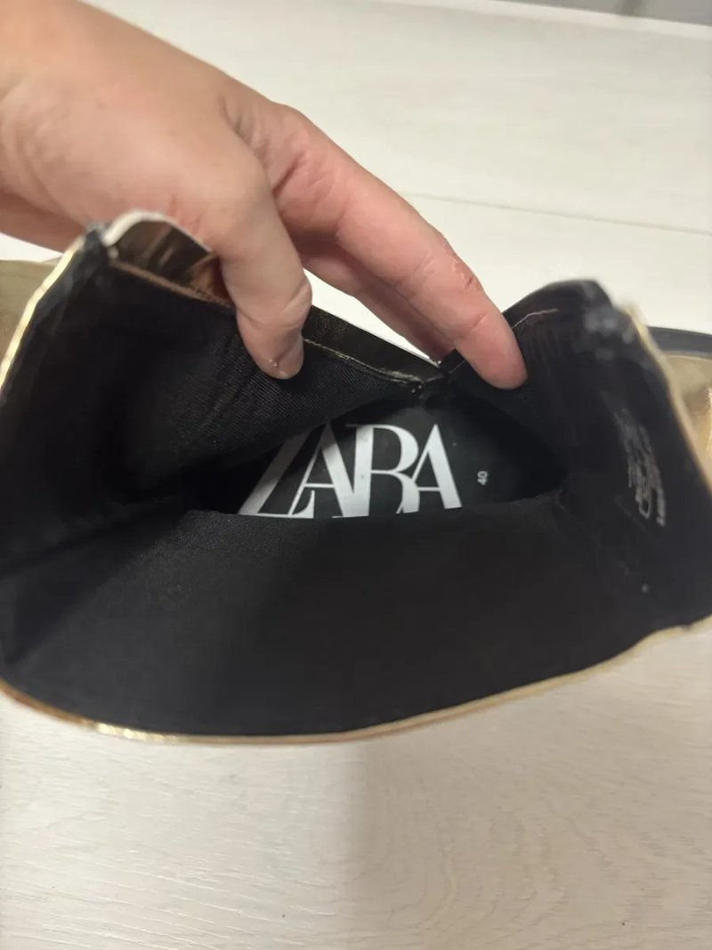 Ботинки челсі ZARA GOLD черевики р.40 — фото 6