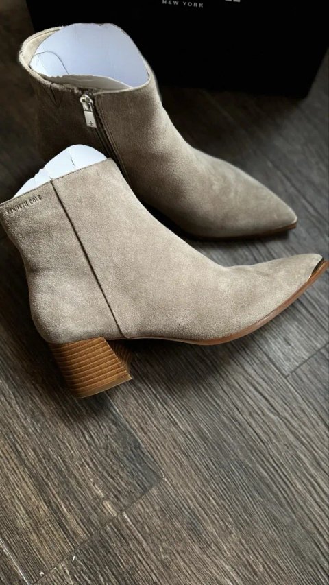 Ботинки черевики замшеві козаки казаки Kenneth Cole