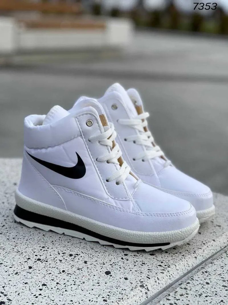Ботинки дутики черные nike зимние кроссовки сапоги женские подросток — фото 5