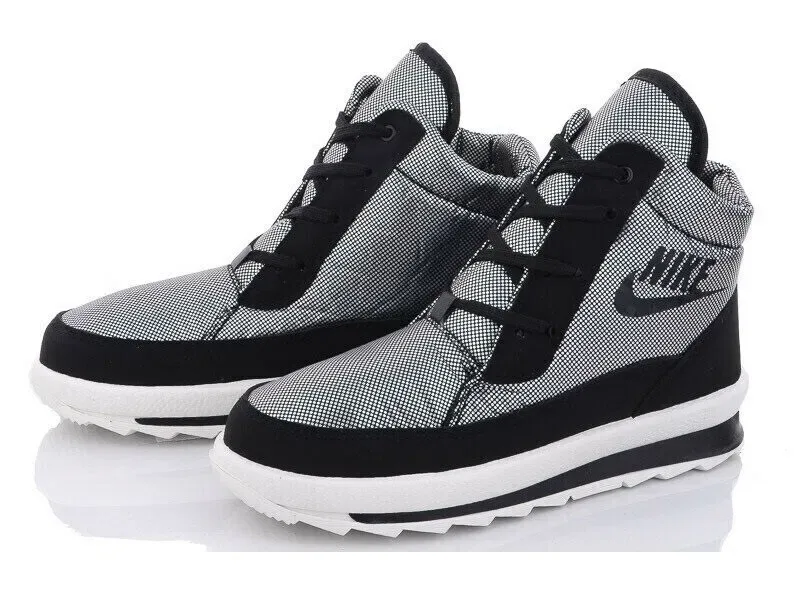Ботинки дутики черные nike зимние кроссовки сапоги женские подросток — фото 7