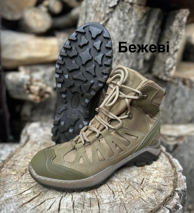 Ботинки тактичні демісезонні/зима GORE-TEX / Хутро штучне натуральне  шкіряні. — фото 2