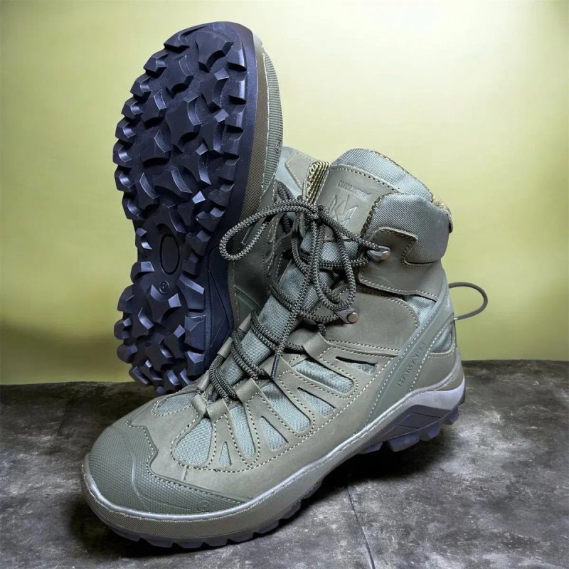 Ботинки тактичні шкіряні демісезонні /зима Gore-Tex  / хутро штучне цигейка 40-46 Розн/Опт. — фото 3