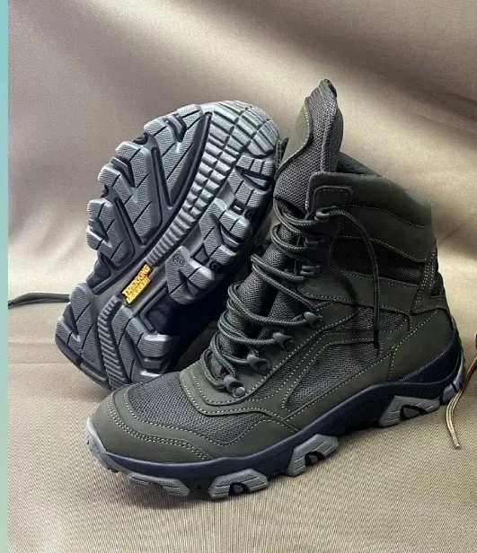 Ботинки тактичні шкіряні демісезонні /зима Gore-Tex  / хутро штучне цигейка 40-46 Розн/Опт. — фото 5
