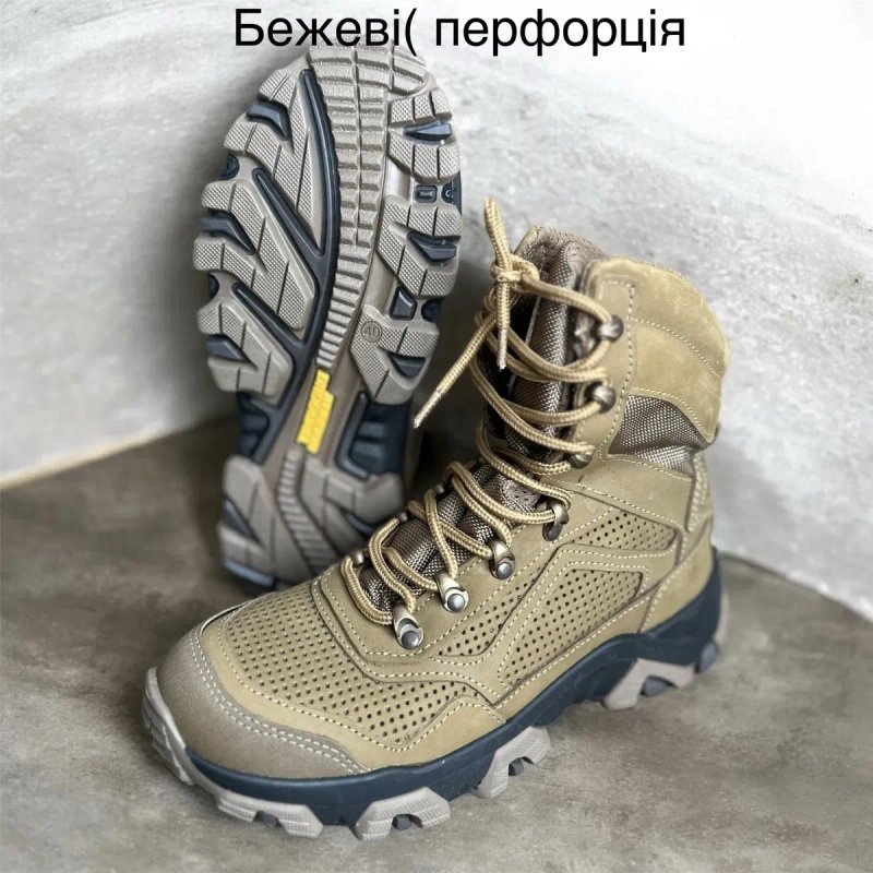 Ботинки тактичні шкіряні демісезонні /зима Gore-Tex  / хутро штучне цигейка 40-46 Розн/Опт. — фото 7