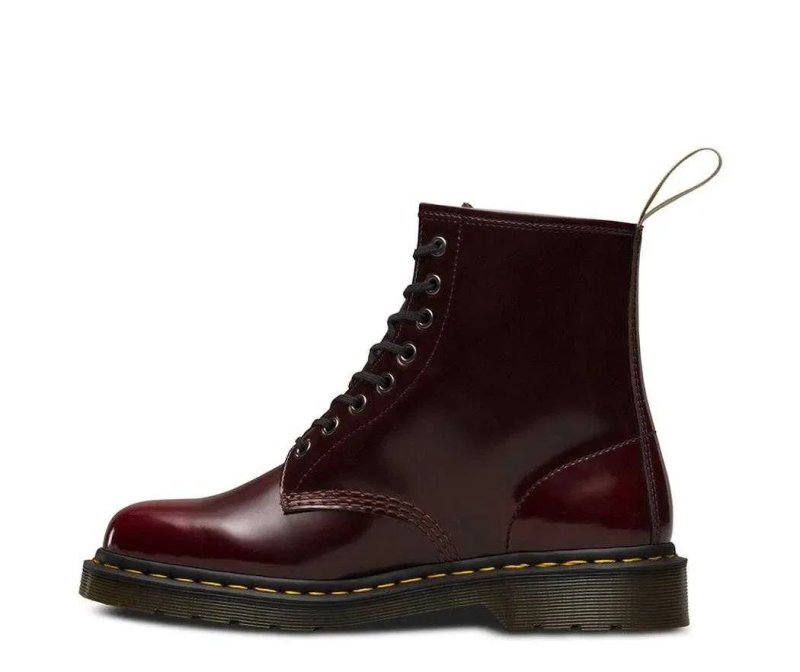 Ботинки жіночі Dr. Martens 1460 Vegan Cherry Red. Оригінал! Розмір 38. — фото 2