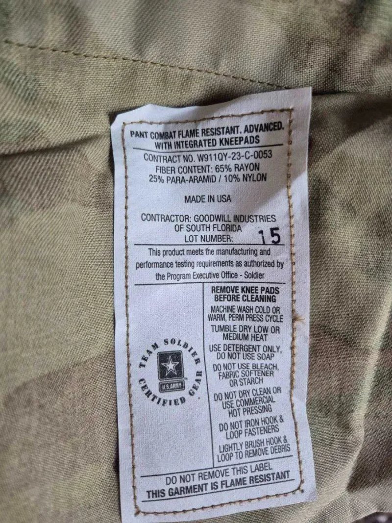 Бойові штани вогнетривкі US Army Combat FR Pants є великі розміри — фото 7