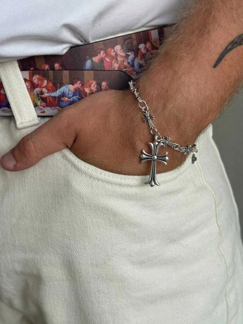 Браслет Chrome Hearts | Браслет West Coast Choppers | Браслет Y2K