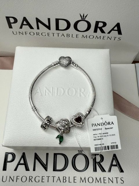 Браслет Pandora Пандора + шарм в Подарунок