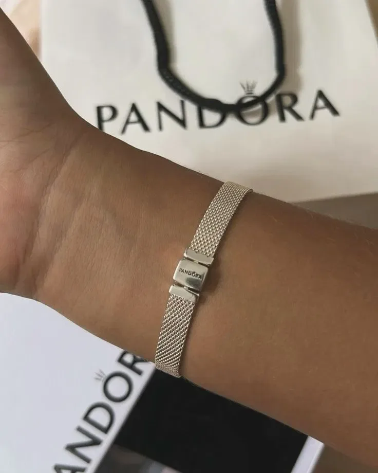 Браслет Pandora Reflexions / Сітчастий браслет Пандора Рефлекшинс / Браслет Pandora Reflexions — Стильний подарунок дівчині / коханій — фото 3