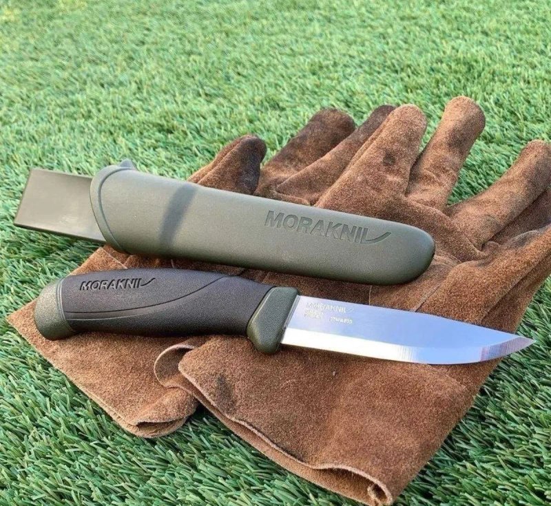 Брелок MORAKNIV COMPANION HEAVYDUTY(S)/MG(C) mora карбон/нержавейка 3.2мм — фото 2