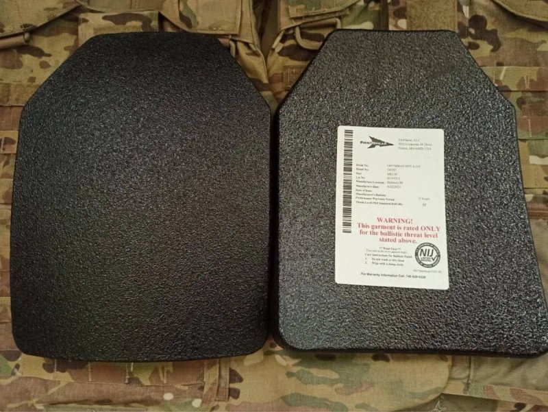 Бронеплити First Spear NIJ III США розміри M (2,2 кг) XL (2,8 кг) бронеплити 3 клас керамічні бронеплити легкі США. Ціна за комплект 8800 грн — фото 4