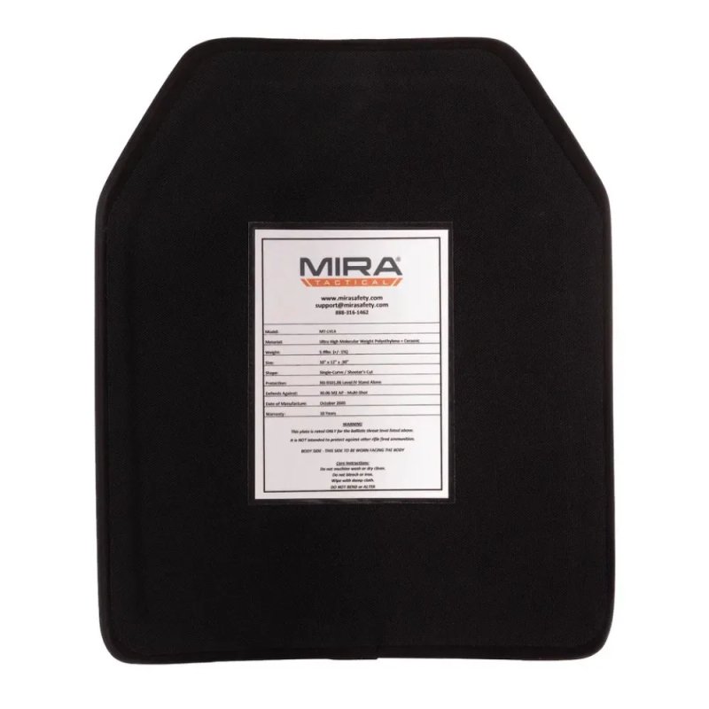 Кращі Керамічні бронеплити MIRA Tactical USA 2,6 кг, максимальний клас захисту - 6 клас по ДСТУ. Сертифікати надаємо. Ціна пари - 11000 грн. — фото 4