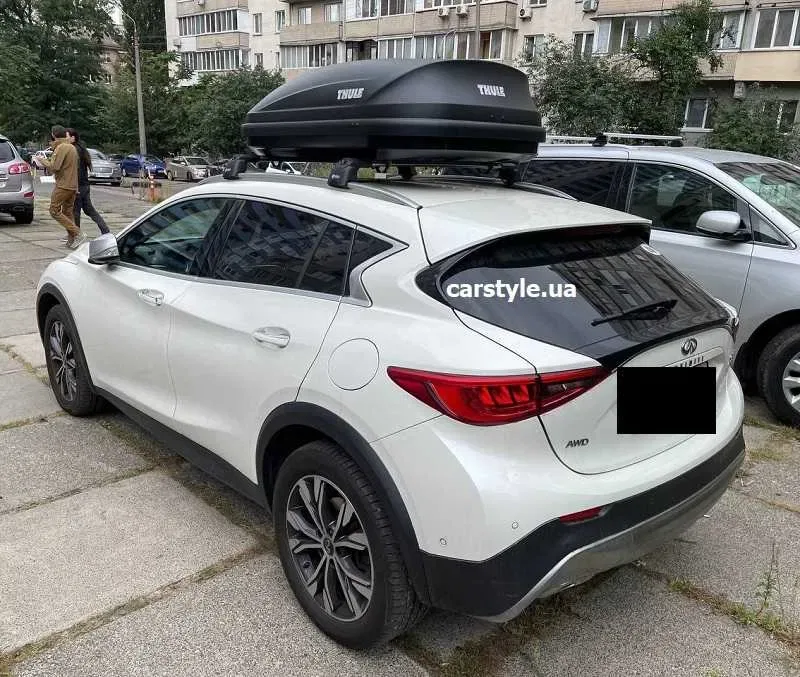 БУ Автобокс Thule на дах авто Pacific 600 L 780 Antracite чорний матовий антрацит 190x63x39 (S 340 л) 196x78x45 (L) 420 л новий вживаний вітрина — фото 4