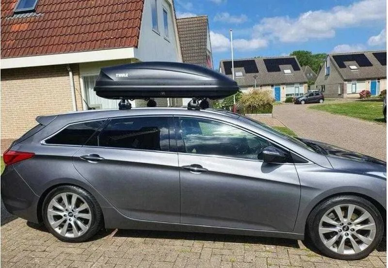 БУ Автобокс Thule на дах авто Pacific 600 L 780 Antracite чорний матовий антрацит 190x63x39 (S 340 л) 196x78x45 (L) 420 л новий вживаний вітрина — фото 5