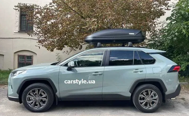 БУ Автобокс Thule на дах авто Pacific 600 L 780 Antracite чорний матовий антрацит 190x63x39 (S 340 л) 196x78x45 (L) 420 л новий вживаний вітрина — фото 6