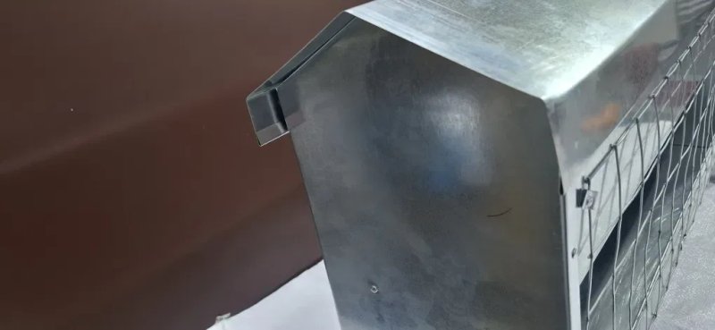 Бункерная кормушка годівниці кролі корм перепілки клітки заслонки кури — фото 8