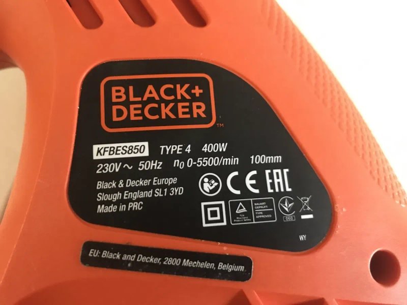 Cабельна пила Black+Decker KFBES850 з Англії — фото 6
