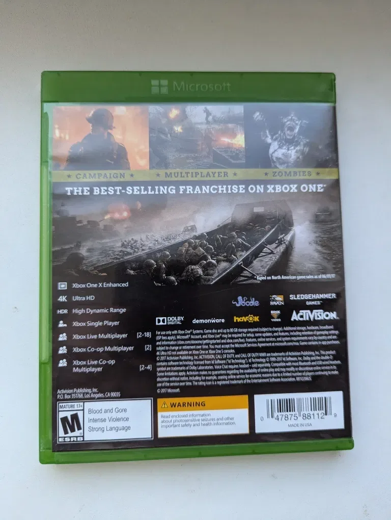Call of Duty WW2 World War 2 ігри игры диски на Xbox one series x s — фото 2