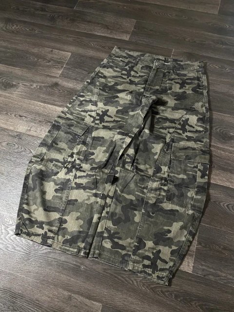 Camo baggy jeans | Камуфляжні широкі джинси sk8 y2k type rock opium rap rep jaded london
