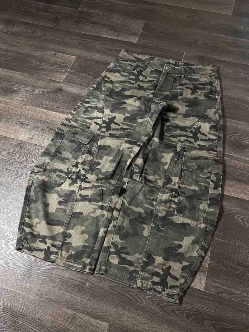 Camo baggy jeans | Камуфляжні широкі джинси sk8 y2k type rock opium rap rep jaded london