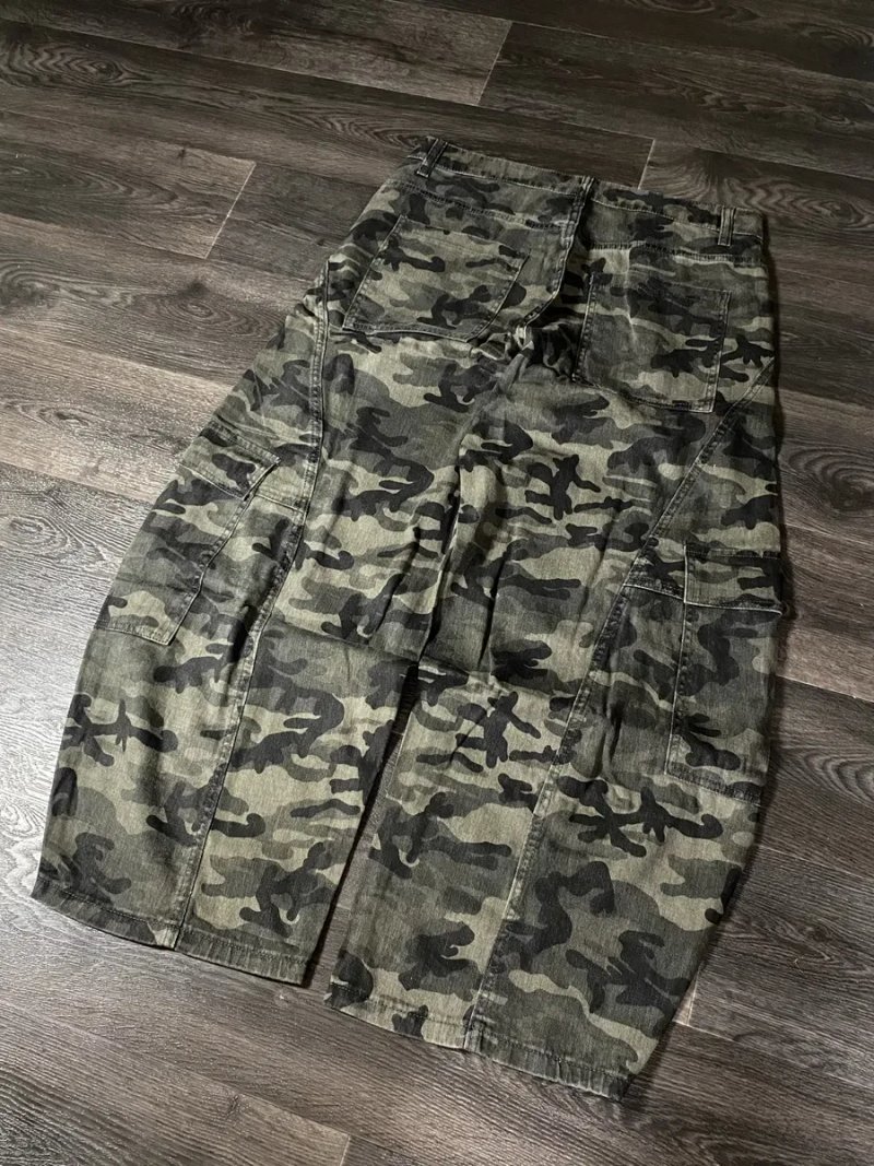 Camo baggy jeans | Камуфляжні широкі джинси sk8 y2k type rock opium rap rep jaded london — фото 2