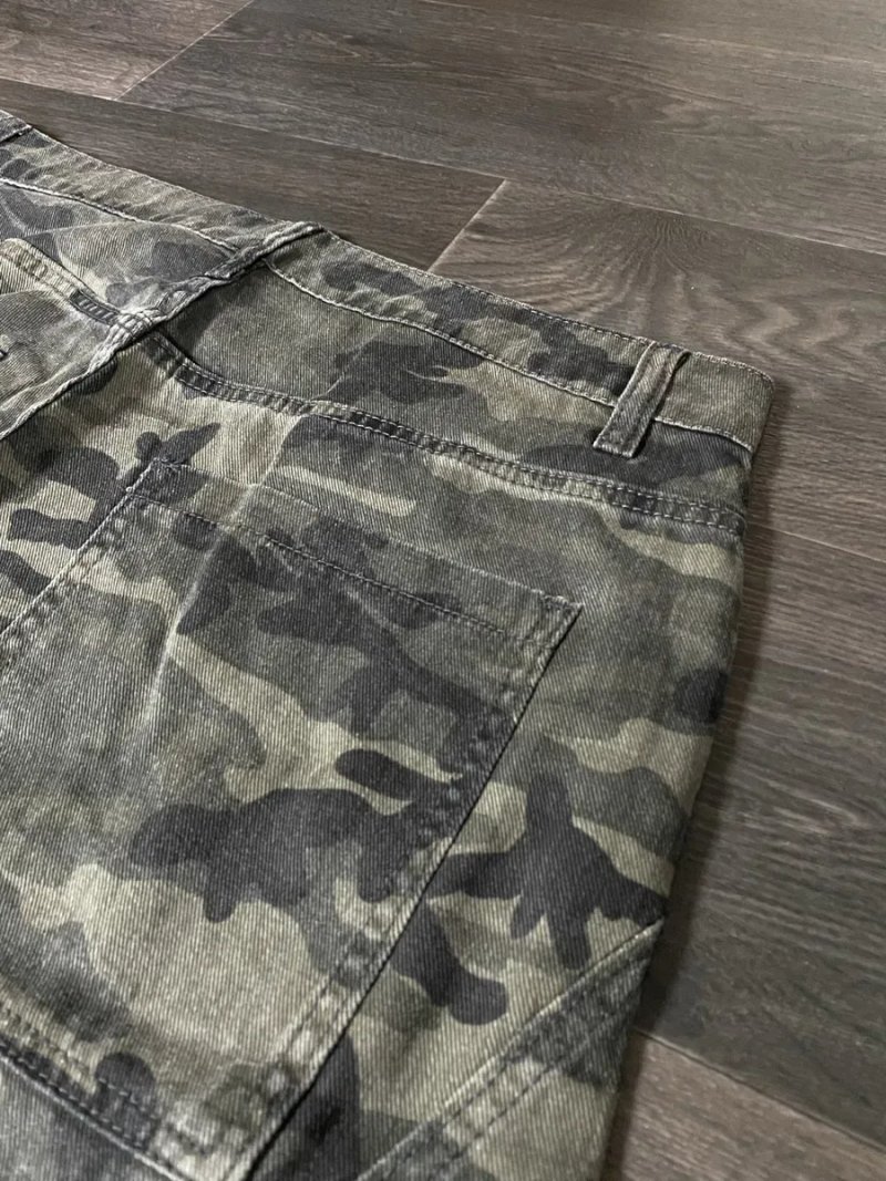 Camo baggy jeans | Камуфляжні широкі джинси sk8 y2k type rock opium rap rep jaded london — фото 4