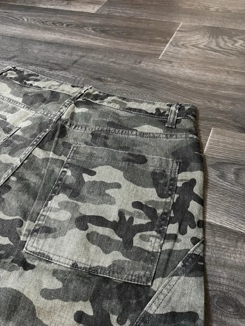 Camo baggy jeans | Камуфляжні широкі джинси y2k sk8 opium type rap rep jaded london rock — фото 5