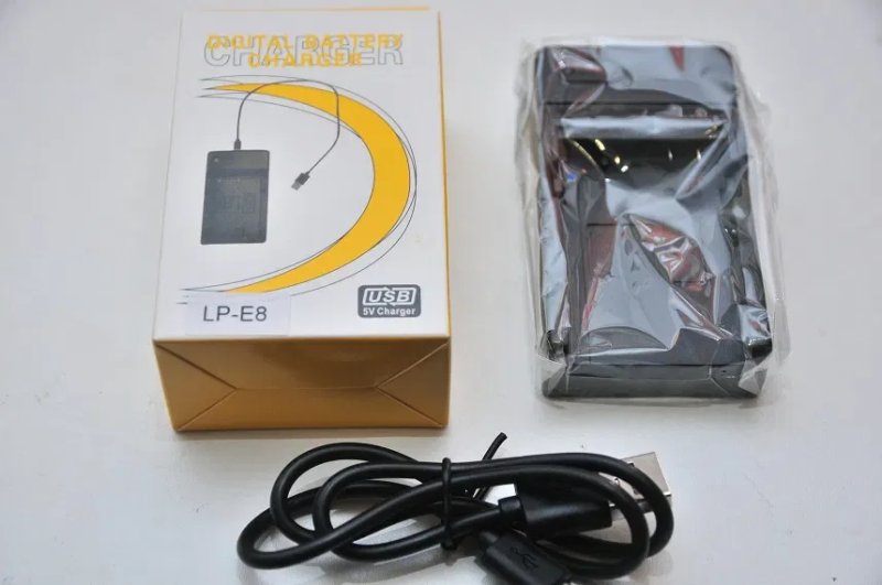 Canon LP-E5/LP-E6/LP-E8/LP-E10/BP-511/LP-E12/LP-E17 USB Зарядное — фото 3