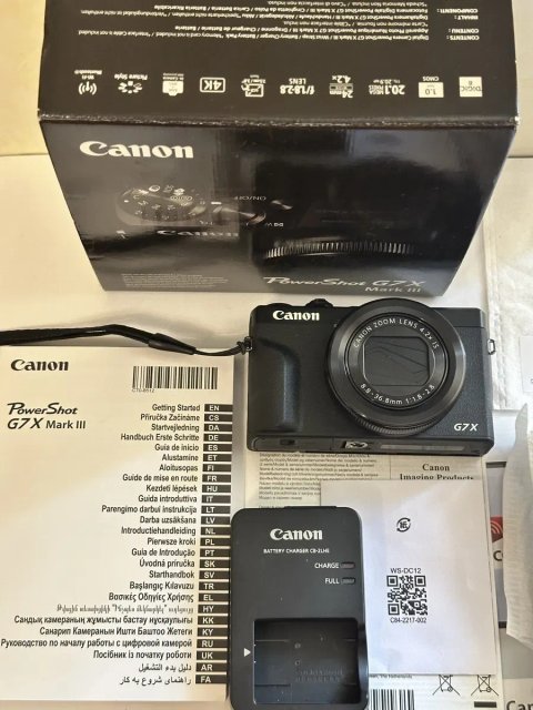 Canon Powershot G7x Mark lll