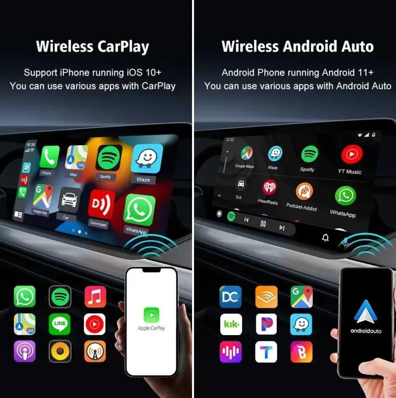 CarlinKit 5.0 2air - адаптер для беспроводного CarPlay/Android Auto — фото 3