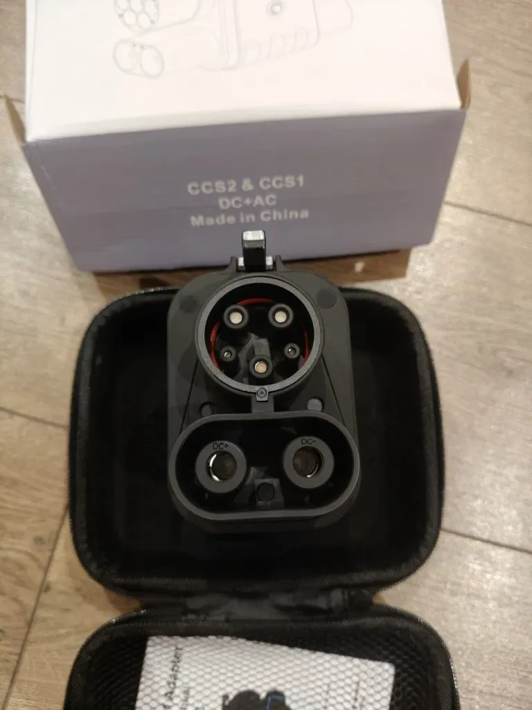 CCS Combo 2 - CCS Combo 1 AFYEEV 350A | AC+DC адаптер швидкої та повільної зарядки | перехідник Для Chevrolet Bolt, Ford Mustang Mach-E, Hyundai Ioniq — фото 2