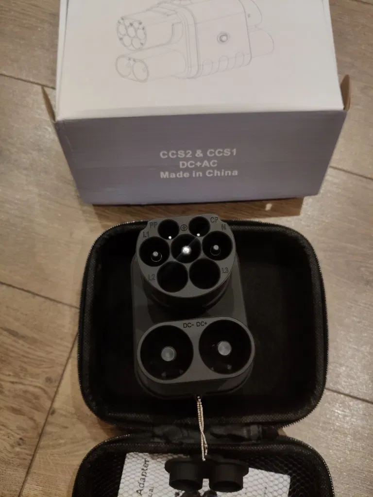 CCS Combo 2 - CCS Combo 1 AFYEEV 350A | AC+DC адаптер швидкої та повільної зарядки | перехідник Для Chevrolet Bolt, Ford Mustang Mach-E, Hyundai Ioniq — фото 3