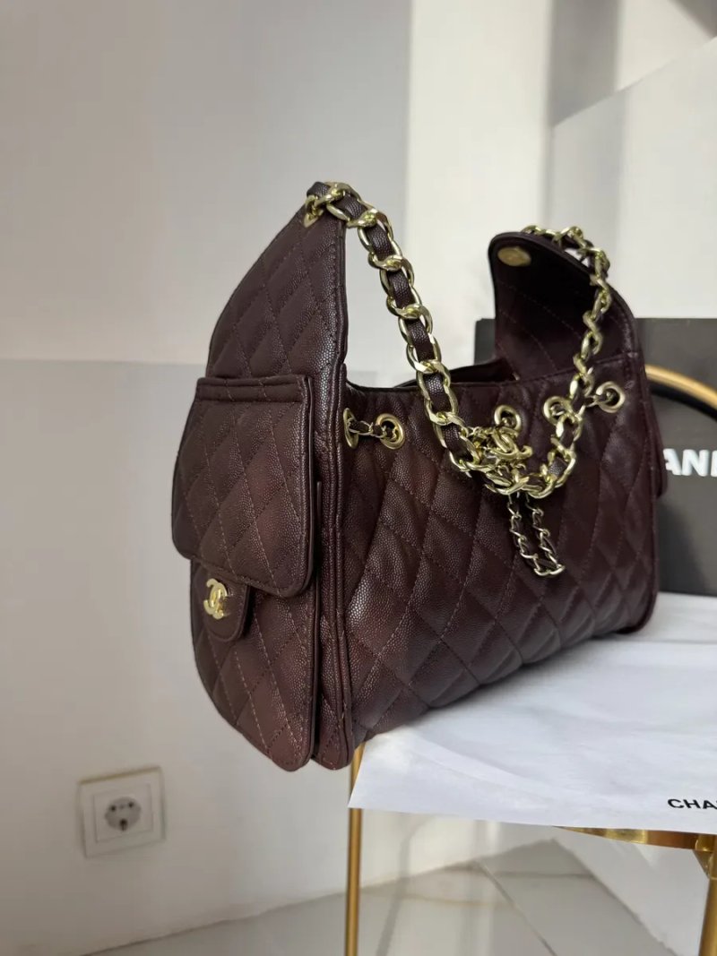 Chanel hobo 25 в наявності, живі фото, олх доставка, відеоогляд — фото 4