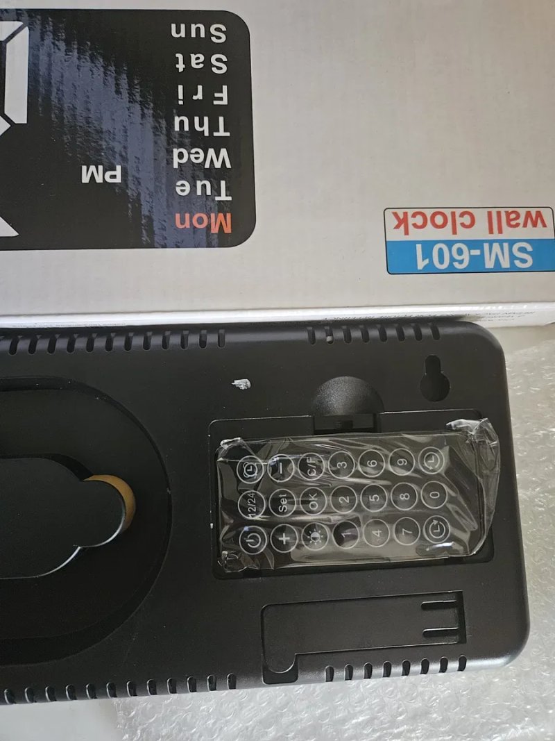 Часы LED настенные настольные с пультом 601  часи на стіну великі — фото 7