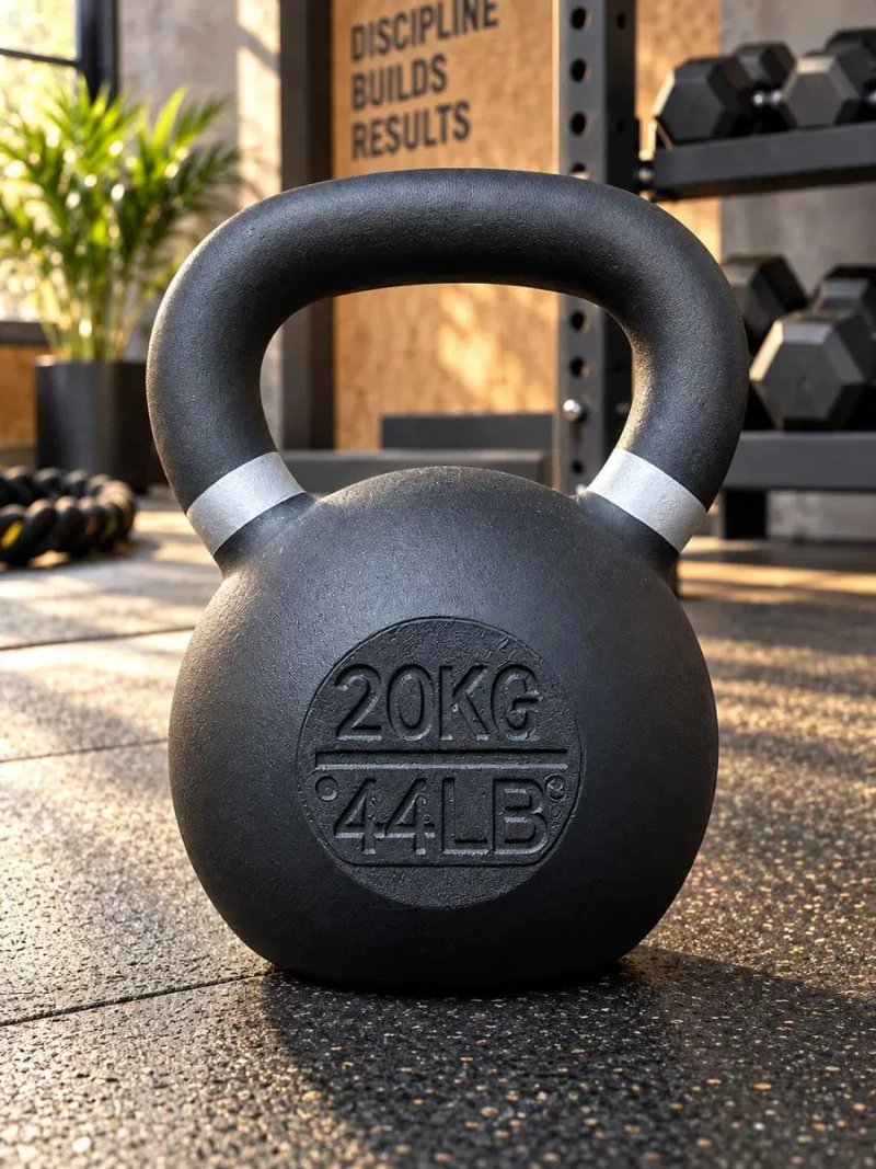 Чавунна гиря 20 кг | Спортивна гиря чугунная для тренувань CrossFit | Гирі від 4 кг до 36 кг - усі ваги гири чавун — фото 4