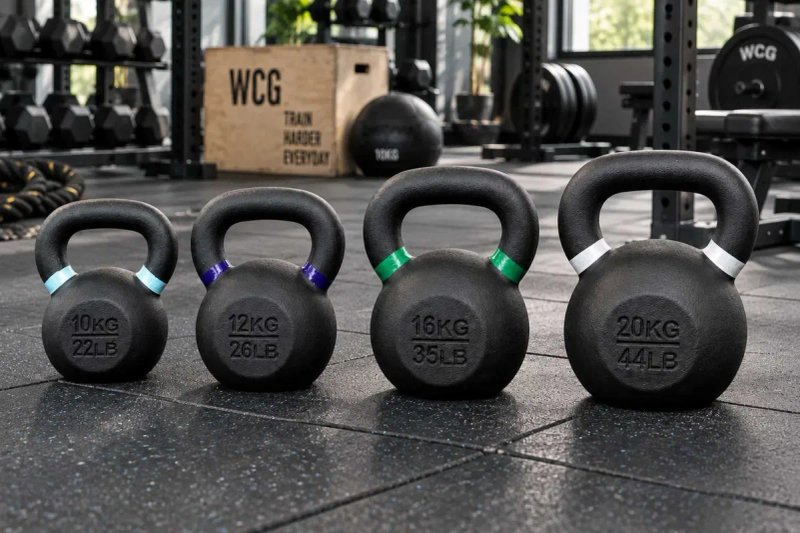Чавунна гиря 20 кг | Спортивна гиря чугунная для тренувань CrossFit | Гирі від 4 кг до 36 кг - усі ваги гири чавун — фото 5