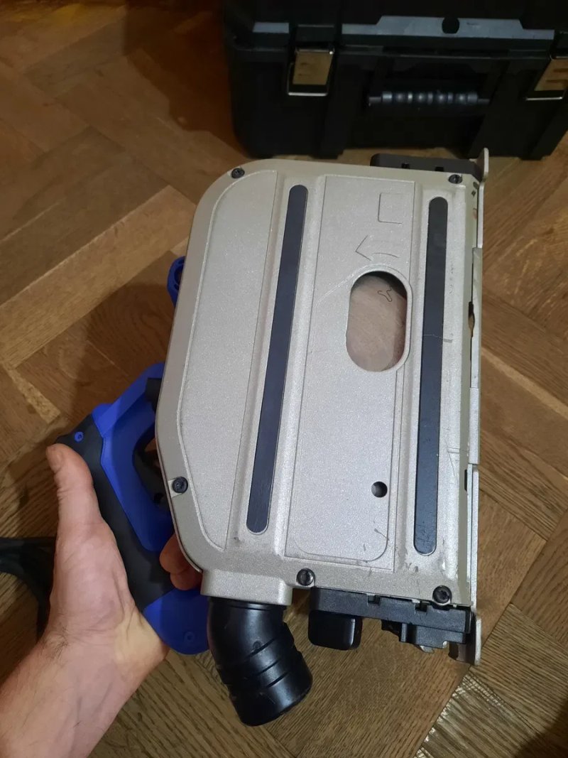 Чехія!!Прфесійна занурювальна дискова пила Berner BPS-59 E,1300вт,165мм(Dewalt) в кейсі — фото 3