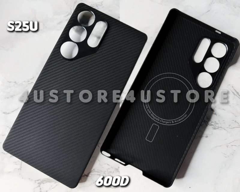 Чехол Carbon Magsafe на Samsung S25 Ultra карбон арамид кевлар — фото 6